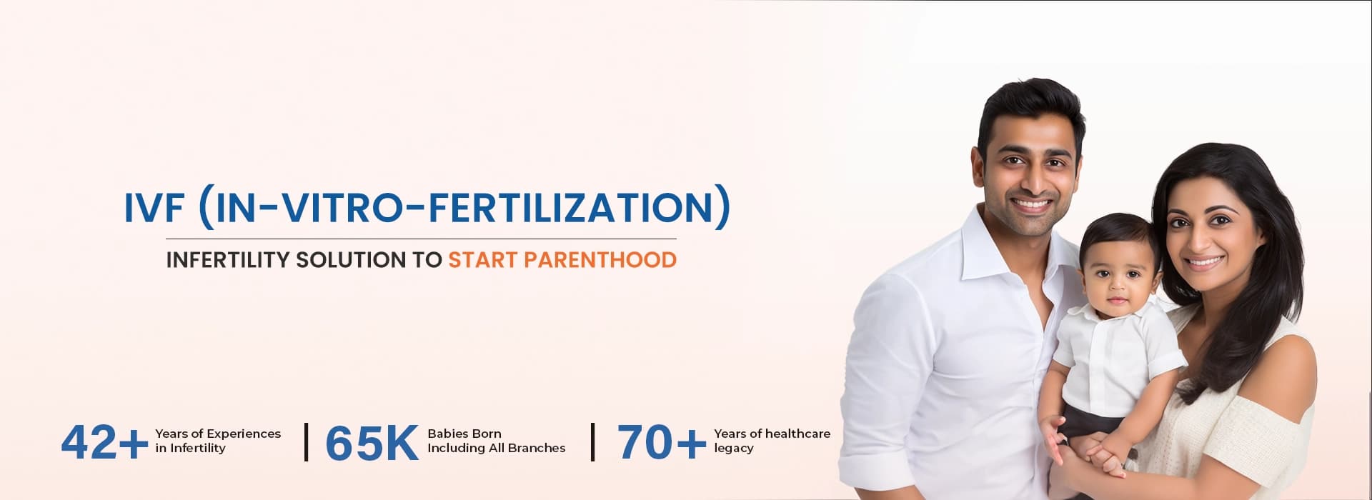 Banner showcasing IVF treatment options